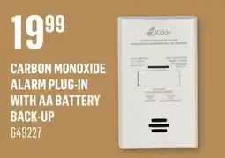 Canac Carbon Monoxide Alarm Plug-In With AA Battery Back-Up offer