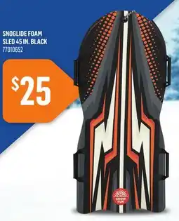 Canac Snoglide Foam Sled 45 in. Black offer