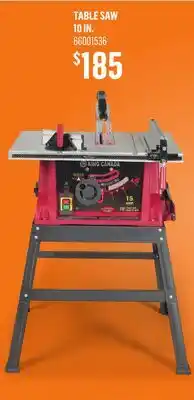 Canac Table Saw 10 in offer