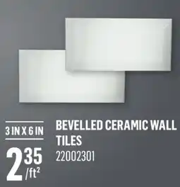 Canac Bevelled Ceramic Wall Tiles offer