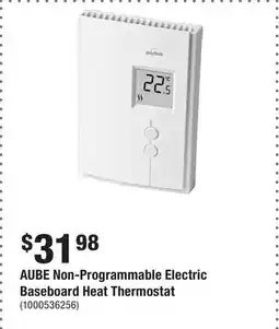 Home Depot AUBE Non-Programmable Electric Baseboard Heat Thermostat offer