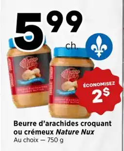 Val-Mont Beurre d'arachides croquant ou crémeux Nature Nux offer