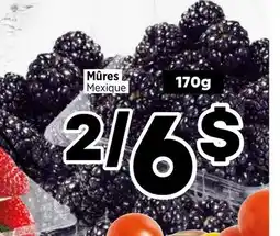 Val-Mont Mûres Mexique offer