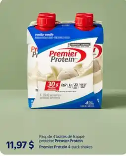 Walmart Premier Protein 4-pack shakes offer