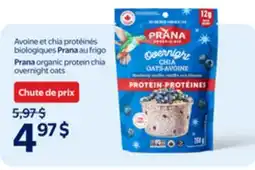 Walmart Prana organic protein-rich overnight oats offer