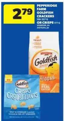 Real Canadian Superstore Pepperidge Farm Goldfish Crackers or Crisps offer