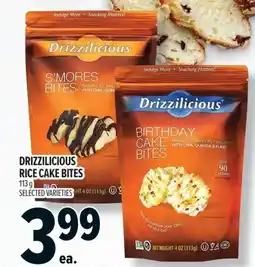 Metro Drizzilicious rice cake bites offer