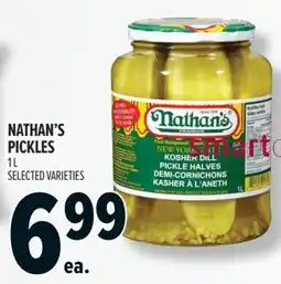 Metro Nathan's pickles offer