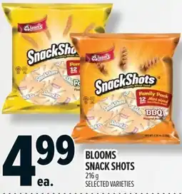 Metro Blooms snack shots offer