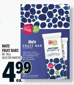 Metro Mate fruit bars offer