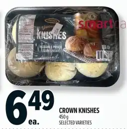 Metro Crown knishes offer