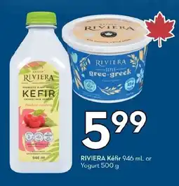 Sobeys Riviera kéfir or yogurt offer