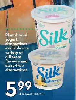 Sobeys Silk yogurt offer