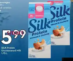Sobeys Silk protein unsweetened milk offer