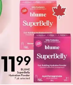 Sobeys Blume superbelly hydration powder offer