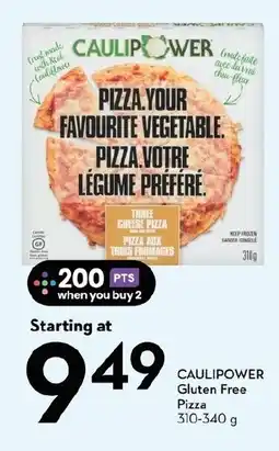Sobeys Caulipower gluten free pizza offer