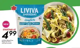 Sobeys Liviva gluten free pasta offer