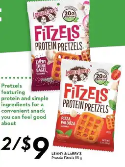 Sobeys Lenny & larry's protein fitzels offer
