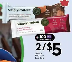 Sobeys Simply protein bars offer