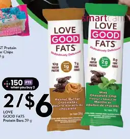 Sobeys Love good fats protein bars offer