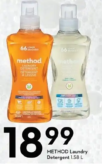 Method laundry detergent