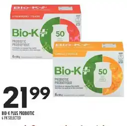 Sobeys Bio-K plus probiotic offer