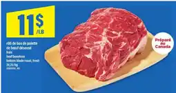 Maxi rôti de bas de palette de bœuf désossé frais offer