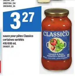 Maxi sauce pour pâtes Classico offer