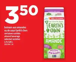 Maxi Earth's Own Amande offer