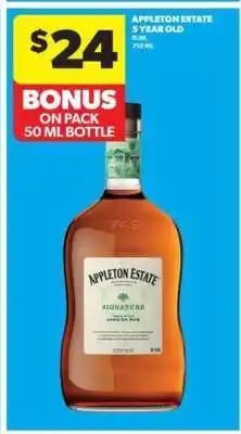 Real Canadian Liquorstore Appleton Estate 5 Year Old offer