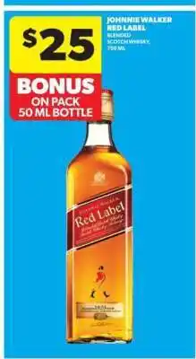 Real Canadian Liquorstore Johnnie Walker Red Label offer