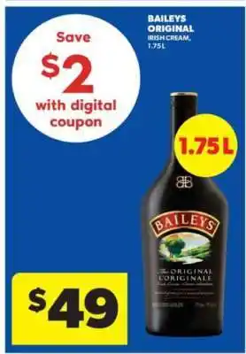 Real Canadian Liquorstore Baileys Original Irish Cream offer
