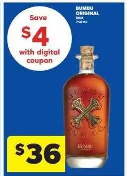 Real Canadian Liquorstore Bumbu Original Rum offer
