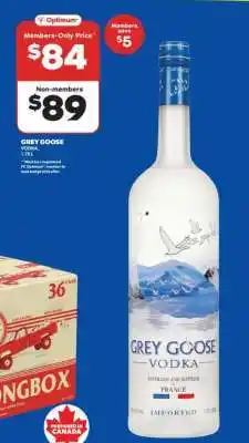 Real Canadian Liquorstore Grey Goose Vodka offer