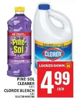 Food Basics Pine-Sol Cleaner & Clorox Bleach offer