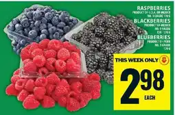 Food Basics Raspberries, Blackberries, Blueberries offer