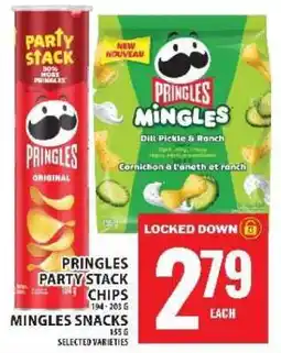 Food Basics Pringles Party Stack Chips / Mingles Snacks offer