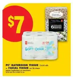 No Frills PC Bathroom Tissue or Facial Tissue offer