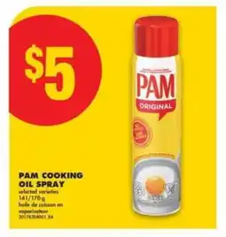No Frills Pam Cooking Oil Spray offer