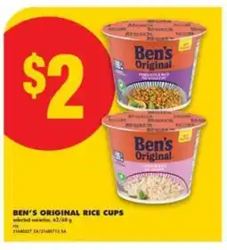 No Frills BEN'S ORIGINAL Rice Cups offer