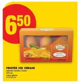 No Frills FRUTEE ICE CREAM offer