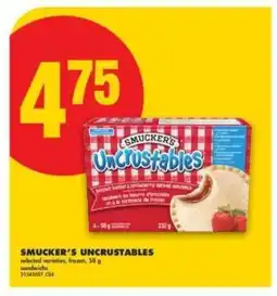 No Frills Smucker's Uncrustables offer