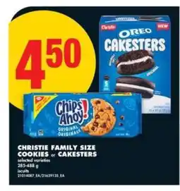 No Frills Christie Family Size Cookies or Cakesters offer