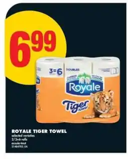 No Frills Royale Tiger Towel offer