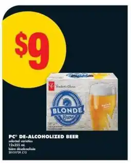 No Frills PC DE-ALCOHOLIZED BEER offer