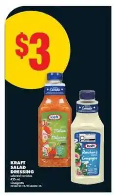 No Frills Kraft Salad Dressing offer
