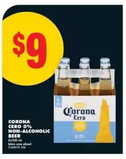 No Frills CORONA CERO 0% NON-ALCOHOLIC BEER offer