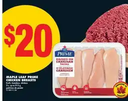 No Frills MAPLE LEAF PRIME CHICKEN BREASTS offer