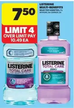 Real Canadian Superstore Listerine Multi-Benefits offer