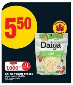 No Frills DAIYA VEGAN CHEESE offer